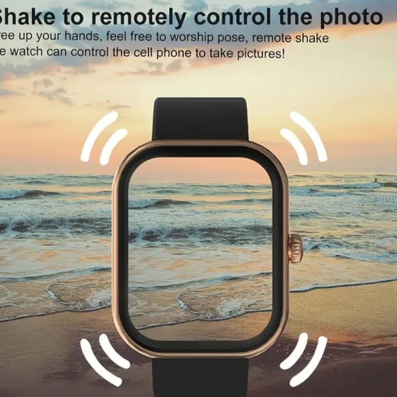 Smart Wearable Watch - Silver and White - Picture 3 of 8